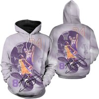 Basketball Superstar Number 24/8 3d Hoodie