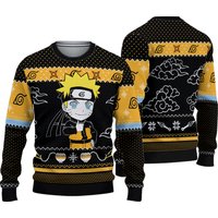 Narutoo Ship Chibi Christmas Sweater Ugly, Narutoo Ugly Sweatshirt