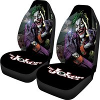 Joker Draw Smile Car Seat Covers For Fan, Car Seat Covers