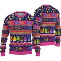 Trolls Bands Together Christmas Ugly Sweater, Trolls Poppy Sweater, Trolls Movie Christmas Shirt, Xmas Holiday Gift, Birthday Gift