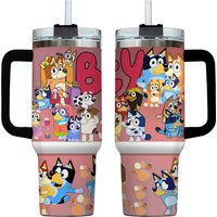 40 Oz Blueydad Tumbler With Handle