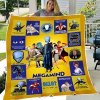 Megamind Blanket, Megamind 3d Movie Fleece Blanket
