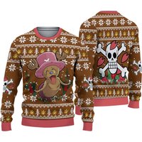 Chopper Onepiece Christmas Ugly Sweatshirts, Gifts For Fan
