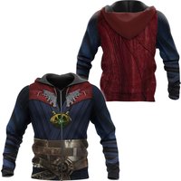 The Doctor Strange3d Zip Hoodie Cosplay Costume Jacket Coat Tops