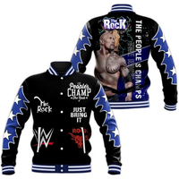 The Rock The People’s Champ Baseball Jacket