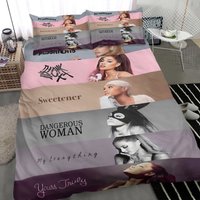 Singer Ariana Printed Bedding Sets, Gifts For Fan, Birthday Gift