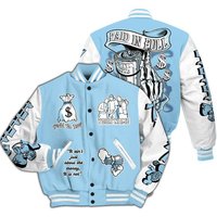 Dunkare Legend Blue 11s Varsity Jacket - Paid In Full Baseball Jackets