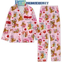 A Scooby Doo Valentine Pajamas Sets, Gifts For Her
