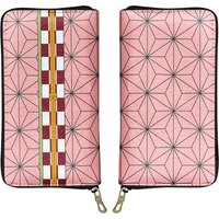 Demon Leather Wallet, Anime Zipper Wallet