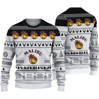 Malibus Vodka Cocktail Ugly Christmas Sweater, Christmas Sweater