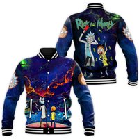 Rick And Rickandmorty Baseball Jacket, Frick And Rickandmorty