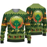 Warhammer 40k Salamanders Christmas Ugly Sweater, Space Marines Game Ugly Sweatshirts