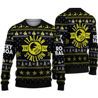 Itasta Balboa Rocky Ugly Christmas Sweater, Rocky Balboa Xmas Sweatshirt