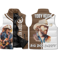 Toby Keith Big Dog Daddy Sleeveless Puffer Jacket