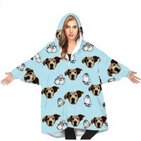 Custom Hoodie Blanket, Custom Your Own Photo Hoodie Blanket