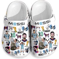 Lionel Messi Clogs, Goat Theme, Holiday Present, Gift For Football Lovers