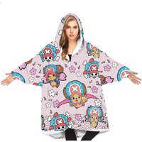 Anime Blanket Hoodie Sherpa Tony Chopper One Piece