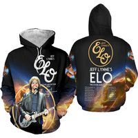 Elo Of Jeff Lynne’s The 2024 Tour 3d Hoodie