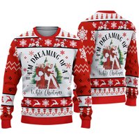 White Christmas Ugly Sweater, Im Dreaming Of A White Christmas Shirt, Wallace And Davis Xmas Sweater