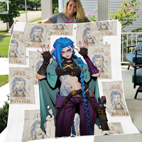 Arcane Jinx Plush Blanket
