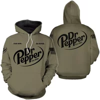 Custom Dr Pepper 3d Hoodie