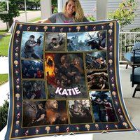 Resident Evil Blanket, Leon Kennedy Albert Wesker