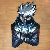 Kakashi Handmade Anime Tufted Rug