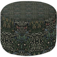 William Morris Vintage Blackthorn Pattern Pouf
