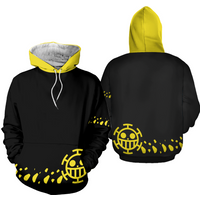 Trafalgar D. Water Law Hoodie And Jogger Set Anime Costume