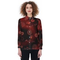 Halloween Supernatural Casual Shirt, Tv Series Linen Shirt, Winchester Brother Women Blouses, Long Sleeve Shirt, Blouses Tops Women