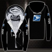 Personalized Postal Service Fleece Hoodie