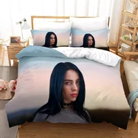 3d Billie Eilish Quilt Cover Set Bedding Sets Pillowcases