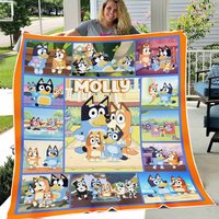 Custom Blueydad Personalized Blanket