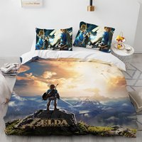 The Legend Of Zelda Duvet Cover, Link Bedding Set, Digital Printed Duvet Cover Set