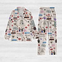 Vampire Diaries Pajamas, Hello Brother Pajamas Set, Team Damon Women Pajamas, Salvatore Brothers Thick Pajamas