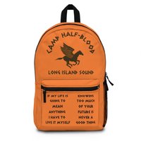 Camp Half Blood Backpack - Percy Jackson Fan Gift, School Book Bag