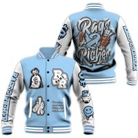 Custom Name Dunkare Legend Blue 11s Baseball Jackets