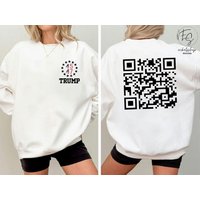 Trump Dance Qr Code Viral Trump Dance Ymca Sweatshirt