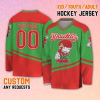 Funny Knuckles Hockey Jersey - Custom Birthday Gift