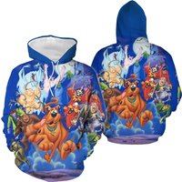 Scooby Doo Friends Running Where Are You Hoodie 3d