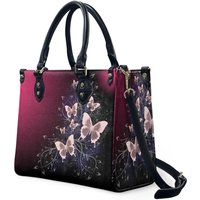 Butterfly Leather Handbag For Women