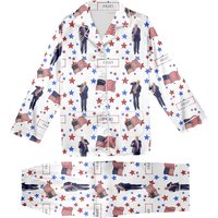 Trump Dancing Fight Christmas Pajamas Set #1
