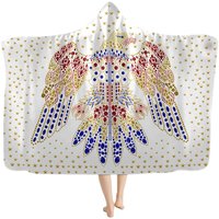 Elvis Presley Costume Hooded Blanket