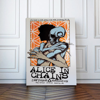 Deftone Poster, Deftone Canvas Wall Art, Canvas Framed, Deftone Music Poster Office Room Dcor Gift