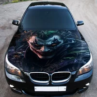 Joker Car Auto Hood Covers Color Graphic Fit Any Car