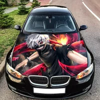 Manga Ghoul Car Auto Hood Covers Full Color Graphic Fit Any Car And Truck