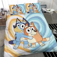 Cartoon Blueys Bedding Set, Gifts For Friends, Bedroom Decor