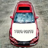 Custom Image Cover Car Car Hood Cover Full Color