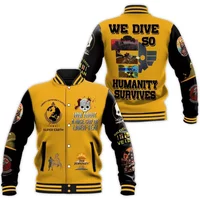 Helldivers Baseball Jacket, Helldivers 2 Game Jacket