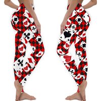 Playing Cards Pattern Leggings
